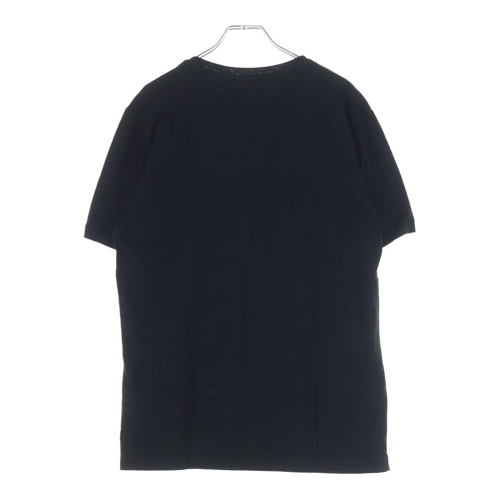 FENDI(フェンディ) ロゴパッチ 半袖 クルーネック Tシャツ ブラック FY0894 A9RL