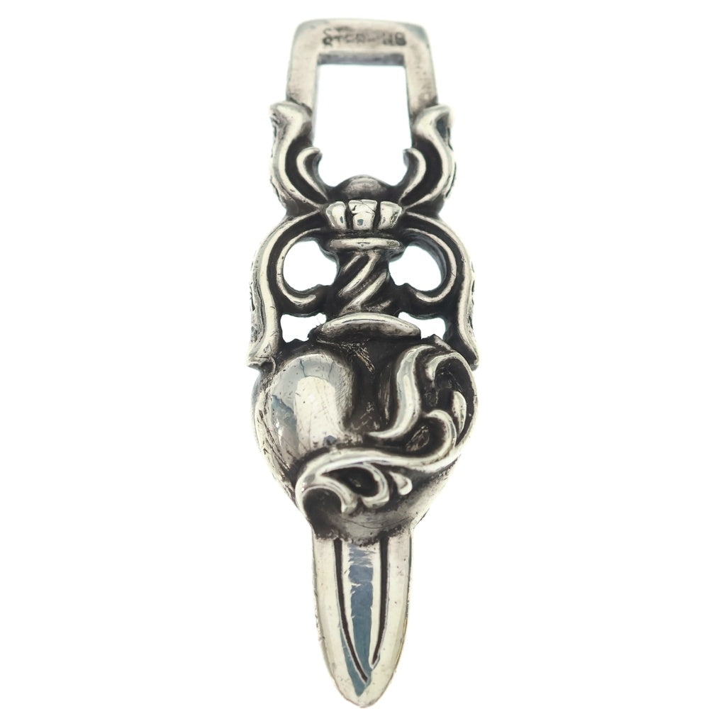 CHROME HEARTS(クロムハーツ) DAGGER HEART ダガーハート ペンダントトップ シルバー BCA243