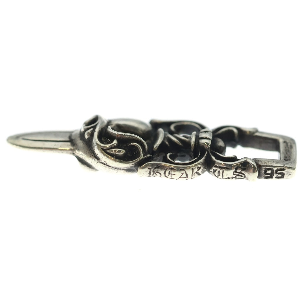 CHROME HEARTS(クロムハーツ) DAGGER HEART ダガーハート ペンダントトップ シルバー BCA243