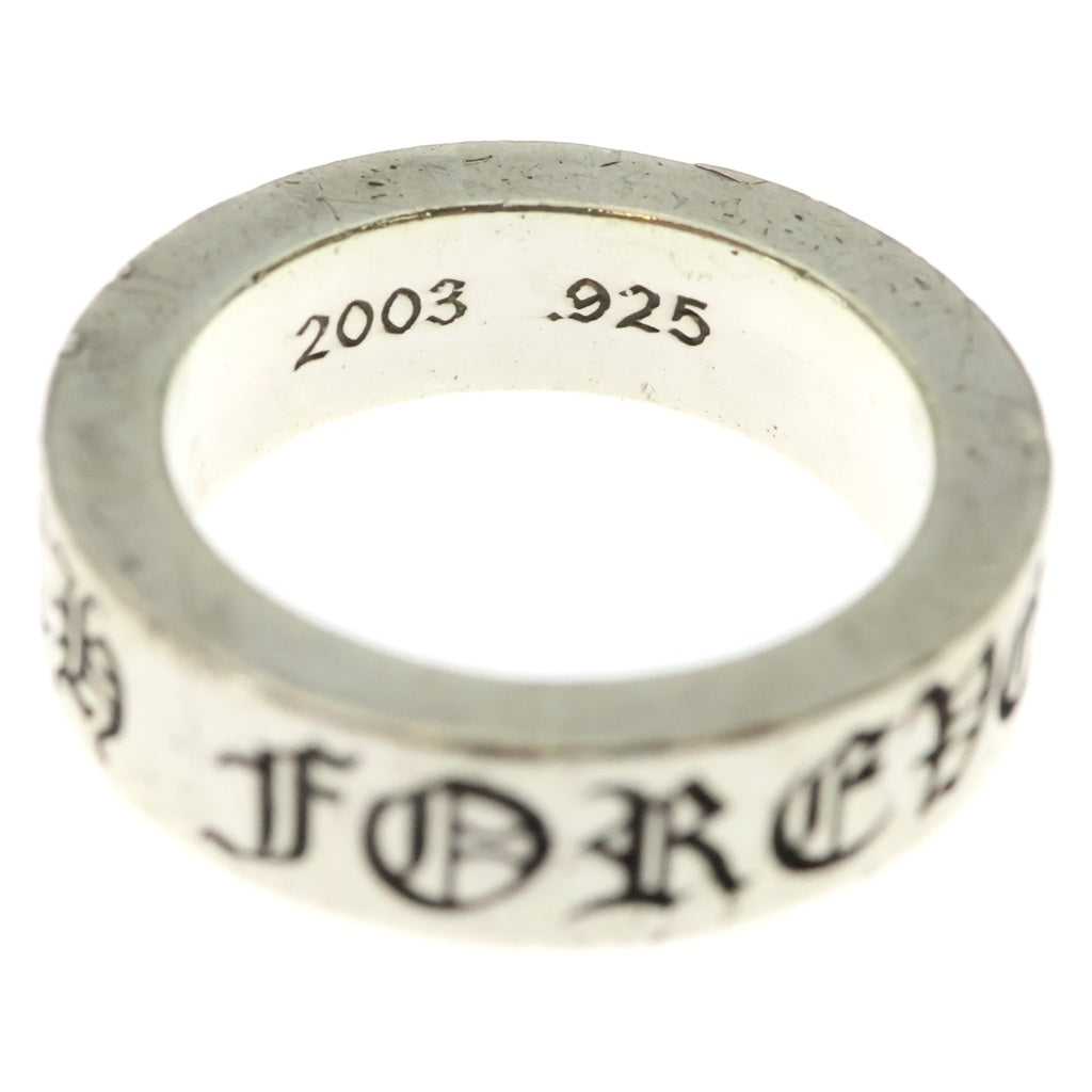 CHROME HEARTS(クロムハーツ) 6mm SPACER FOREVER 6mmスペーサーリング フォーエバーシルバーBCA337