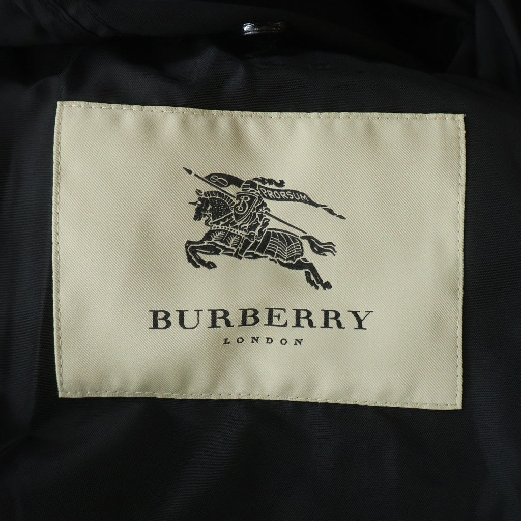 BURBERRY LONDON(バーバリーロンドン) ナイロン ギャバジン コート ブラック