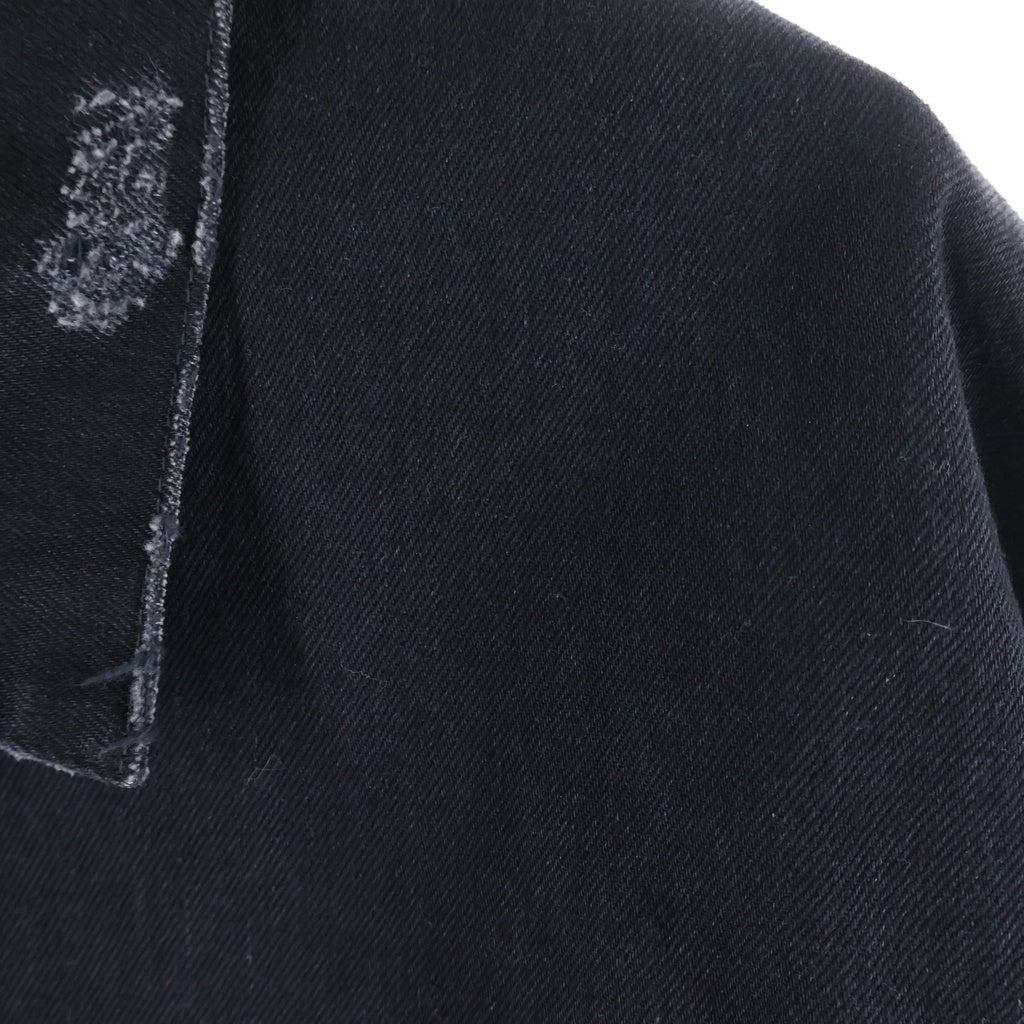 BALENCIAGA(バレンシアガ) 22SS 3B Sports Icon Denim Jacket スポーツアイコン デニムジャケット ブラック 704298 TBP47