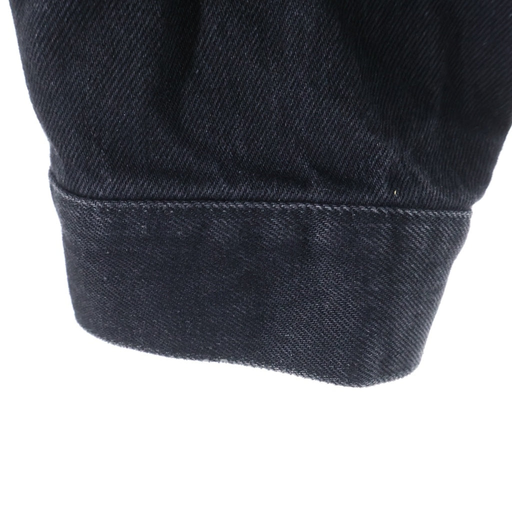 BALENCIAGA(バレンシアガ) 22SS 3B Sports Icon Denim Jacket スポーツアイコン デニムジャケット ブラック 704298 TBP47