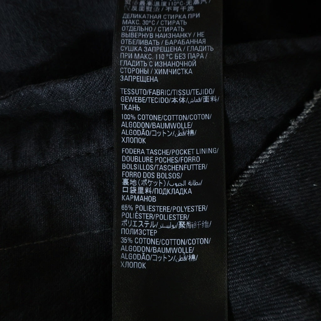 BALENCIAGA(バレンシアガ) 22SS 3B Sports Icon Denim Jacket スポーツアイコン デニムジャケット ブラック 704298 TBP47