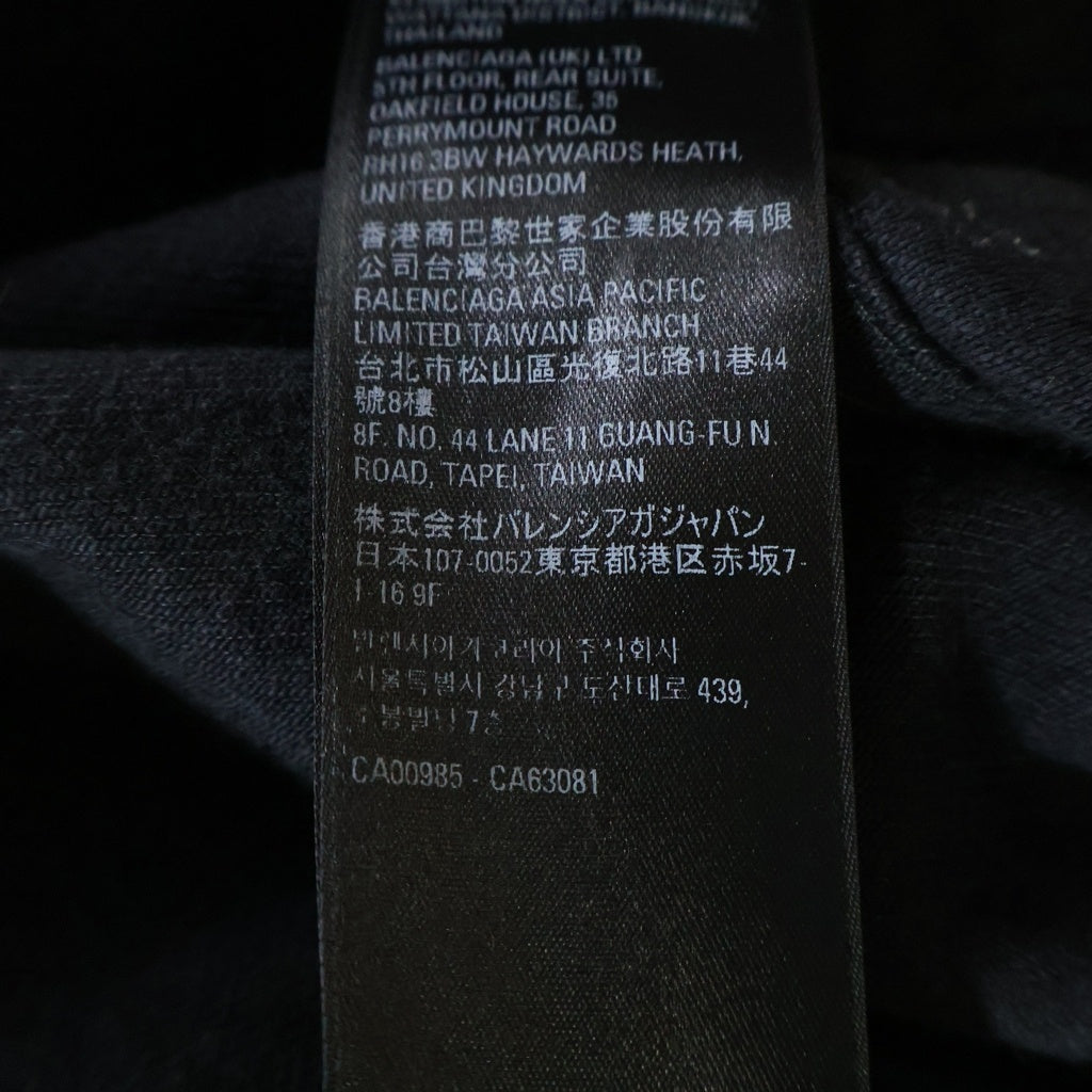 BALENCIAGA(バレンシアガ) 22SS 3B Sports Icon Denim Jacket スポーツアイコン デニムジャケット ブラック 704298 TBP47