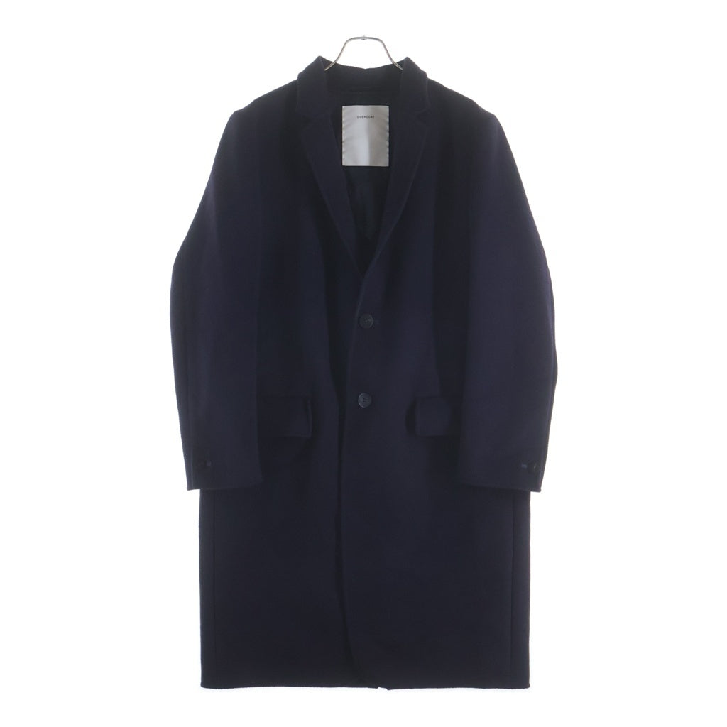 OVERCOAT(オーバーコート) ウール ダブルフェイス チェスターコート ネイビー