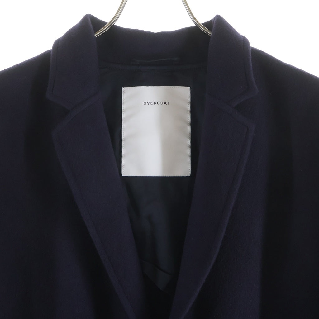 OVERCOAT(オーバーコート) ウール ダブルフェイス チェスターコート ネイビー