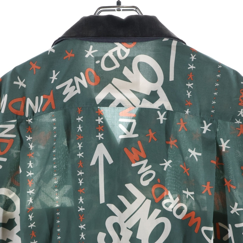 Sacai(サカイ) 23ss Eric Haze Bandana Print Shirt 総柄 半袖シャツ グリーン 23-02980M