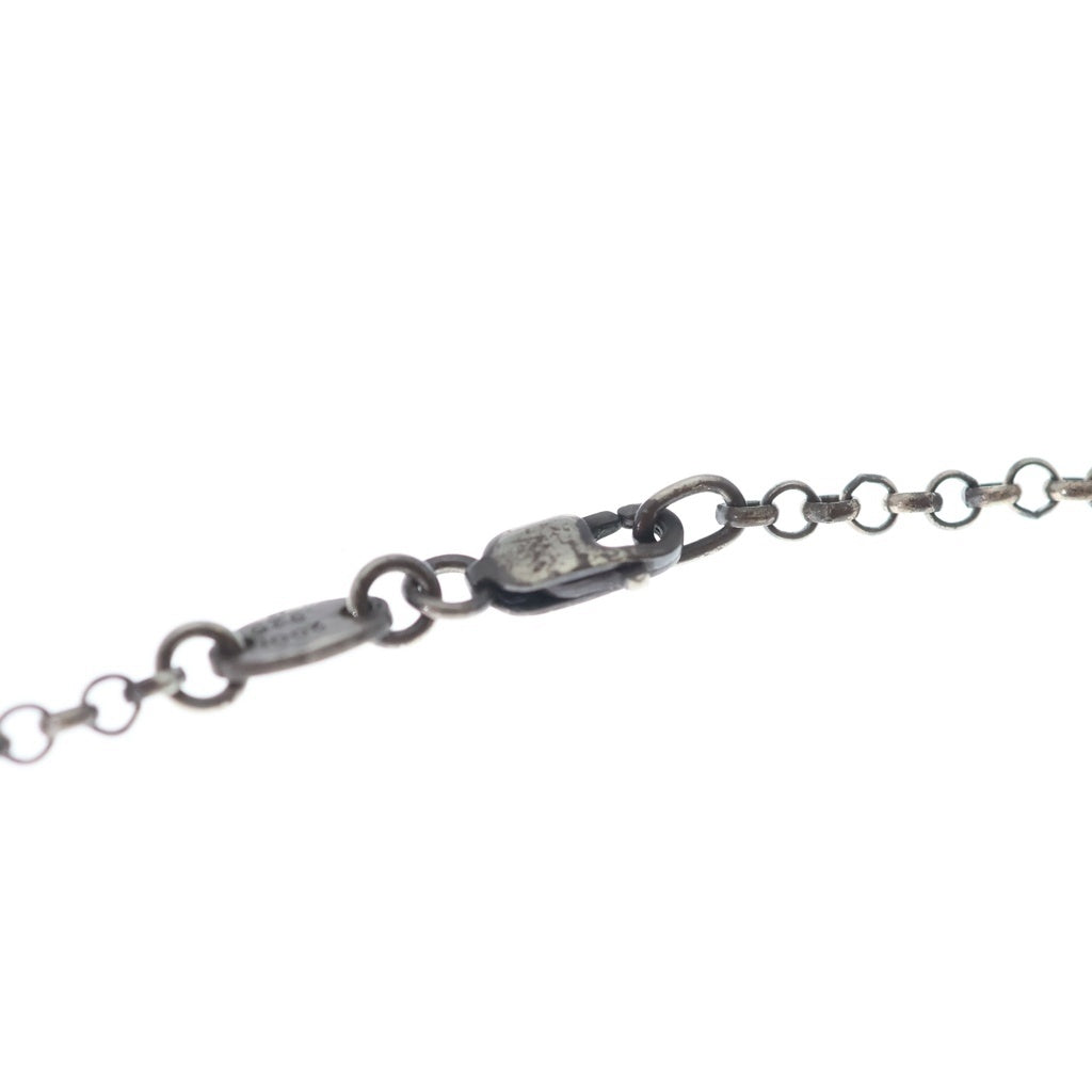 CHROME HEARTS(クロムハーツ) SCROLL LABEL NECKCHAIN 18Inch スクロールラベル ネックレス 18インチ シルバー