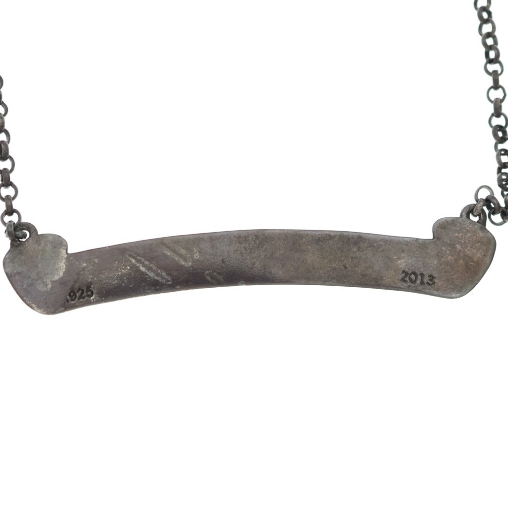 CHROME HEARTS(クロムハーツ) SCROLL LABEL NECKCHAIN 18Inch スクロールラベル ネックレス 18インチ シルバー