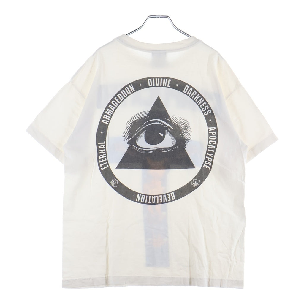 SAINT MICHAEL(セントマイケル) 23AW COMPLICATED S/S TEE 半袖 クルーネック Tシャツ ホワイト SM-A23-0000-C18 SM-A23-0000-C18