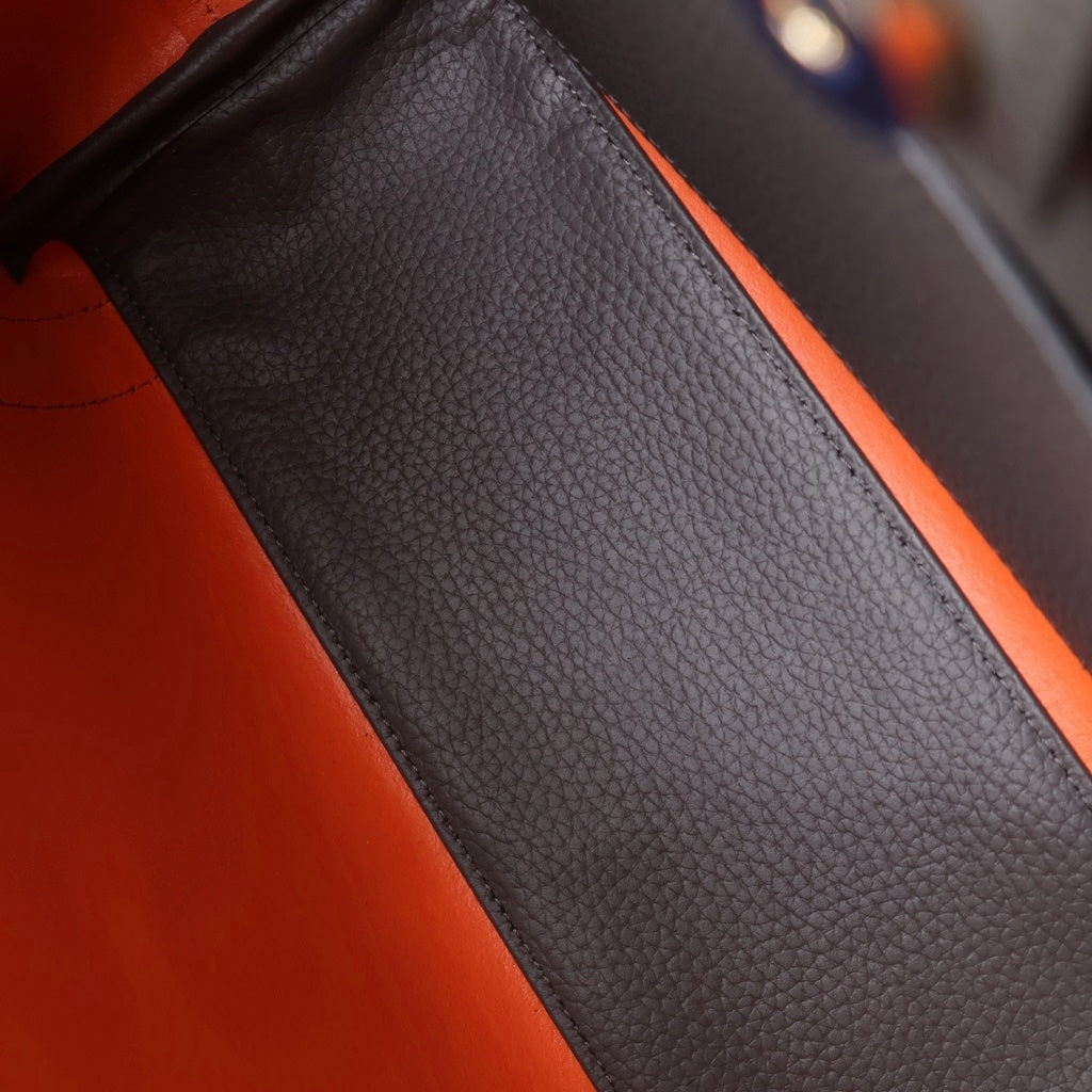 PELLE MORBIDA(ペッレ モルビダ) Tela Marina テーラ マリーナ ミニトートバッグ ハンドバッグ グレー TE007SL- レディース