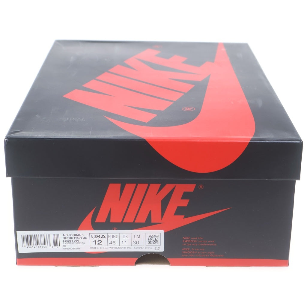 NIKE(ナイキ) AIR JORDAN 1 RETORO HIGH OG エアジョーダン ワン レトロ ハイ OG ハイカットスニーカー US12/30cm