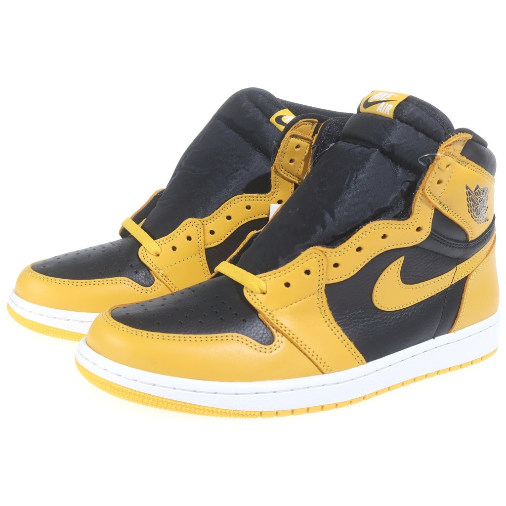 NIKE(ナイキ) AIR JORDAN1 RETRO HIGH OG POLLEN エアジョーダン1 パラン ハイカットスニーカー イエロー/ブラック 555088-701 US11/29cm