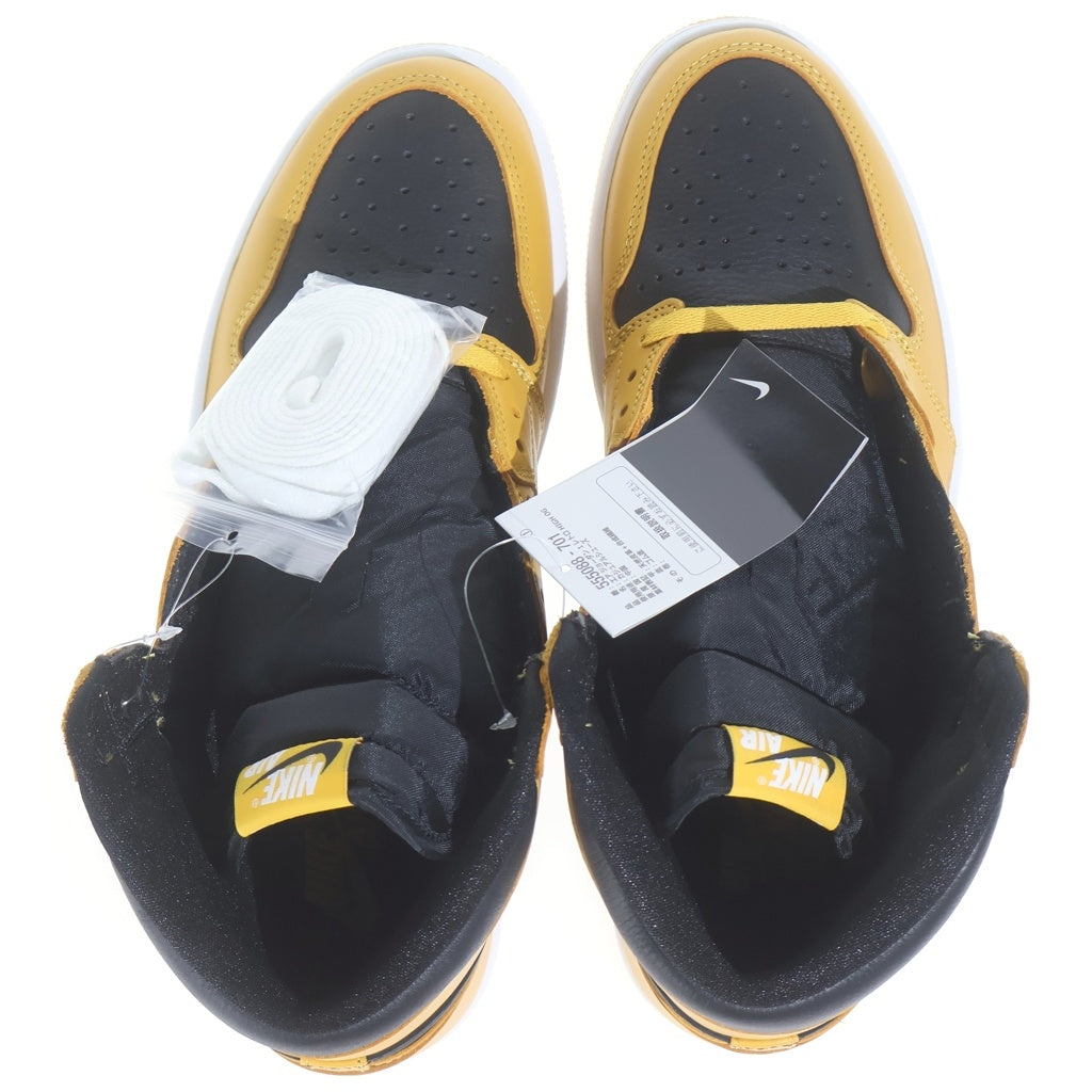 NIKE(ナイキ) AIR JORDAN1 RETRO HIGH OG POLLEN エアジョーダン1 パラン ハイカットスニーカー イエロー/ブラック 555088-701 US11/29cm