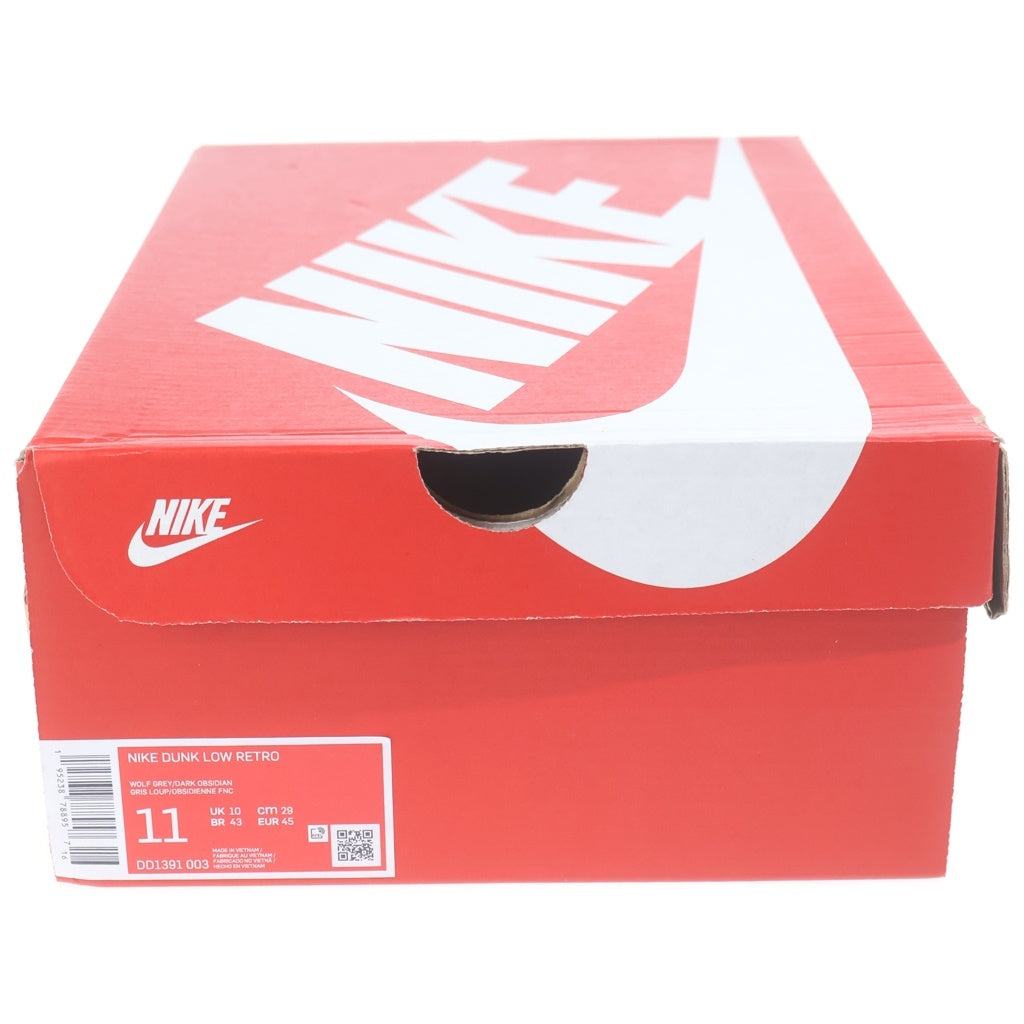 NIKE(ナイキ) Dunk Low Georgetown WolfGrey DarkObsidian ダンク ジョージタウン ウルフグレー ダークオブシディアン ローカットスニーカー グレー DD1391-003 US11/29cm