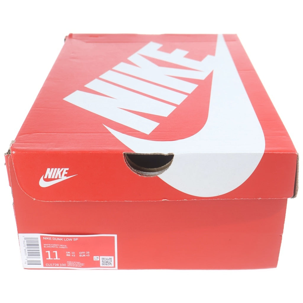 NIKE(ナイキ) DUNK LOW SP VARSITY ROYAL KENTUCKY ダンク ケンタッキー ローカットスニーカー ホワイト/ブルー CU1726-100 US11/29cm