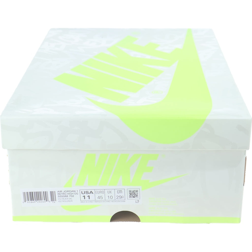 NIKE(ナイキ) AIR JORDAN 1 RETRO HIGH OG VOLT VISIONAIRE エアジョーダン1 レトロ ボルト ヴィジョネア ハイカットスニーカー イエロー/ホワイト 555088-702 US11/29cm