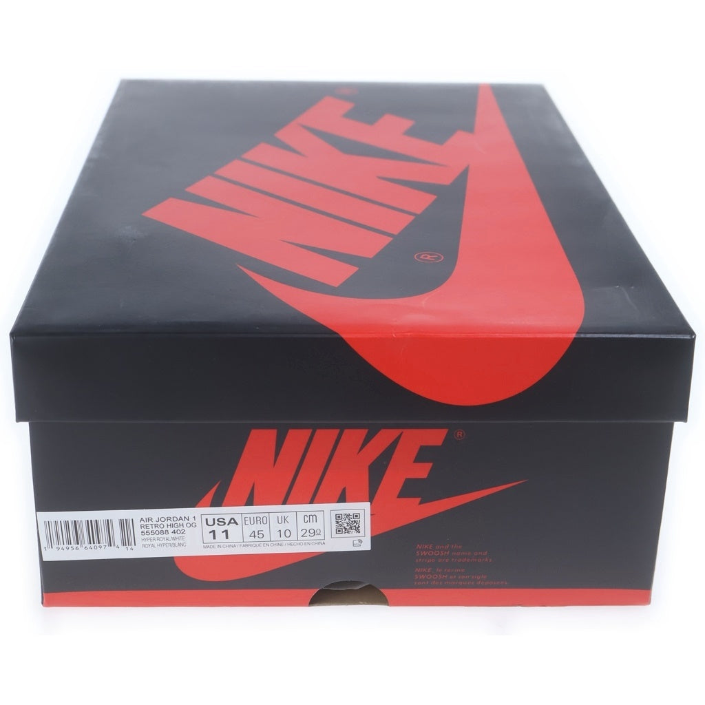 NIKE(ナイキ) AIR JORDAN1 HIGH OG HYPER ROYAL 555088-402 エアジョーダン1 ハイパーロイヤル ハイカットスニーカー ホワイト/ブルー US11/29cm