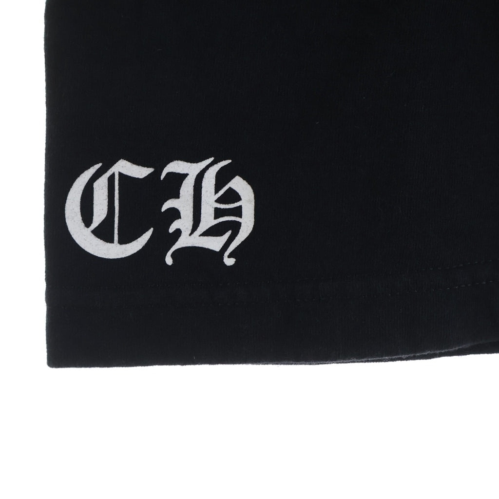 CHROME HEARTS(クロムハーツ) OLD BS FLEUR CIRCLE S/S オールド BSフレアサークルプリント ショートスリーブTシャツ クルーネック半袖カットソー ブラック