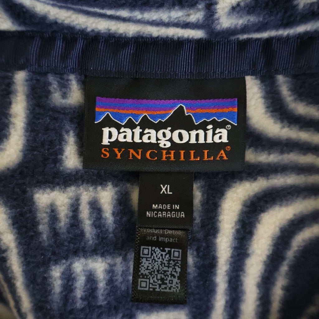 PATAGONIA(パタゴニア) Lightweight Synchilla Snap-T ライトウェイト シンチラスナップT プルオーバー フリース 胸ポケット ブルー STY25551 STY2555