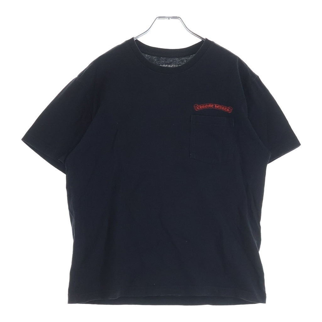 CHROME HEARTS(クロムハーツ) ×MATTY BOY マッティボーイ 両面プリント クルーネック 半袖Tシャツ ブラック