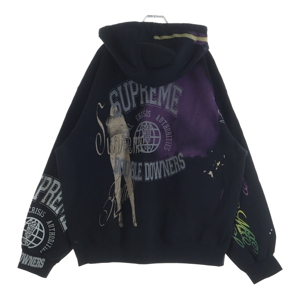 SUPREME(シュプリーム) 26SS Overprint Hooded Sweatshirt オーバープリント プルオーバーパーカー フーディー マルチカラー ‐