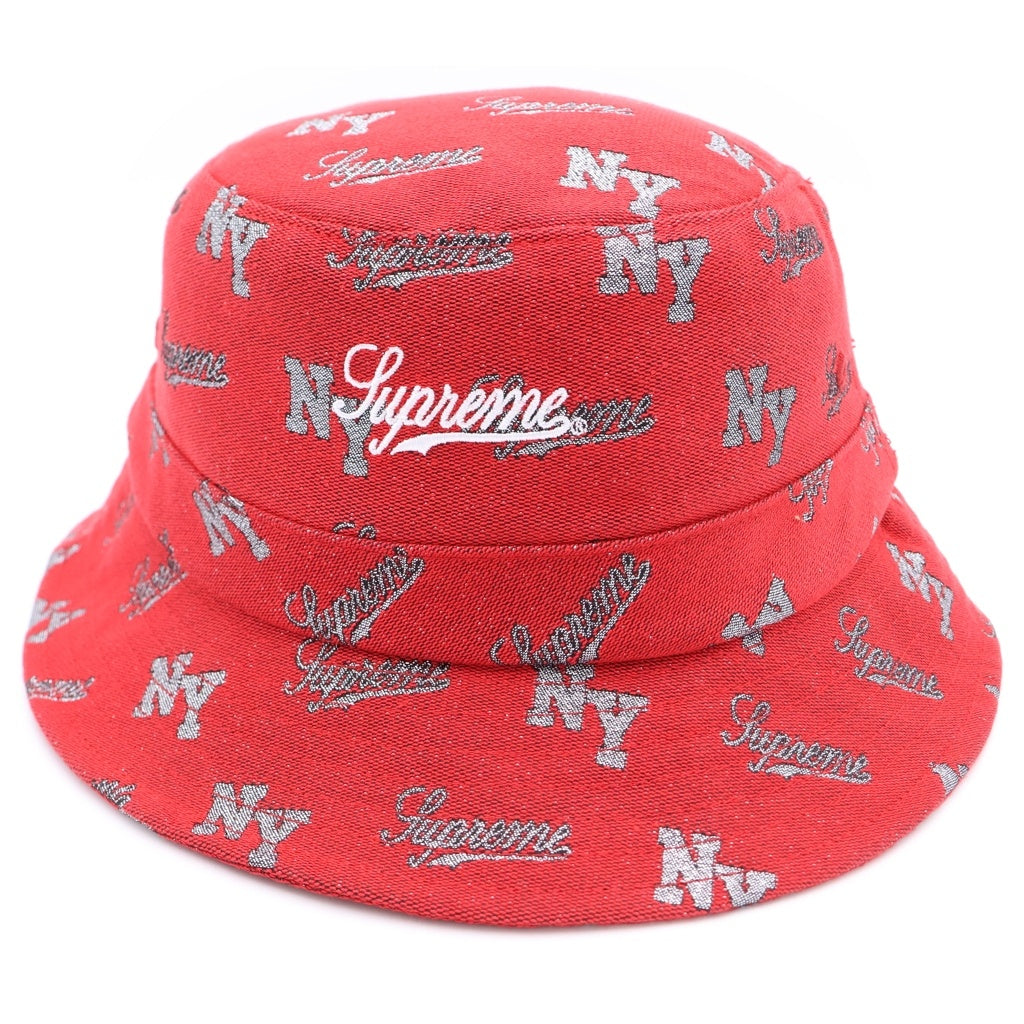 SUPREME(シュプリーム) 26SS モノグラム クラッシャー バケットハット レッド