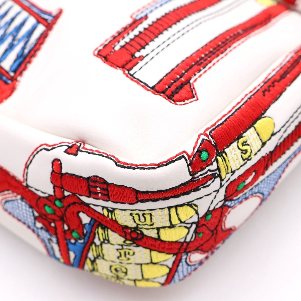 SUPREME(シュプリーム) 26SS Guns Embroidered Shoulder Bag ガンズ ショルダーバッグ ホワイト レディース