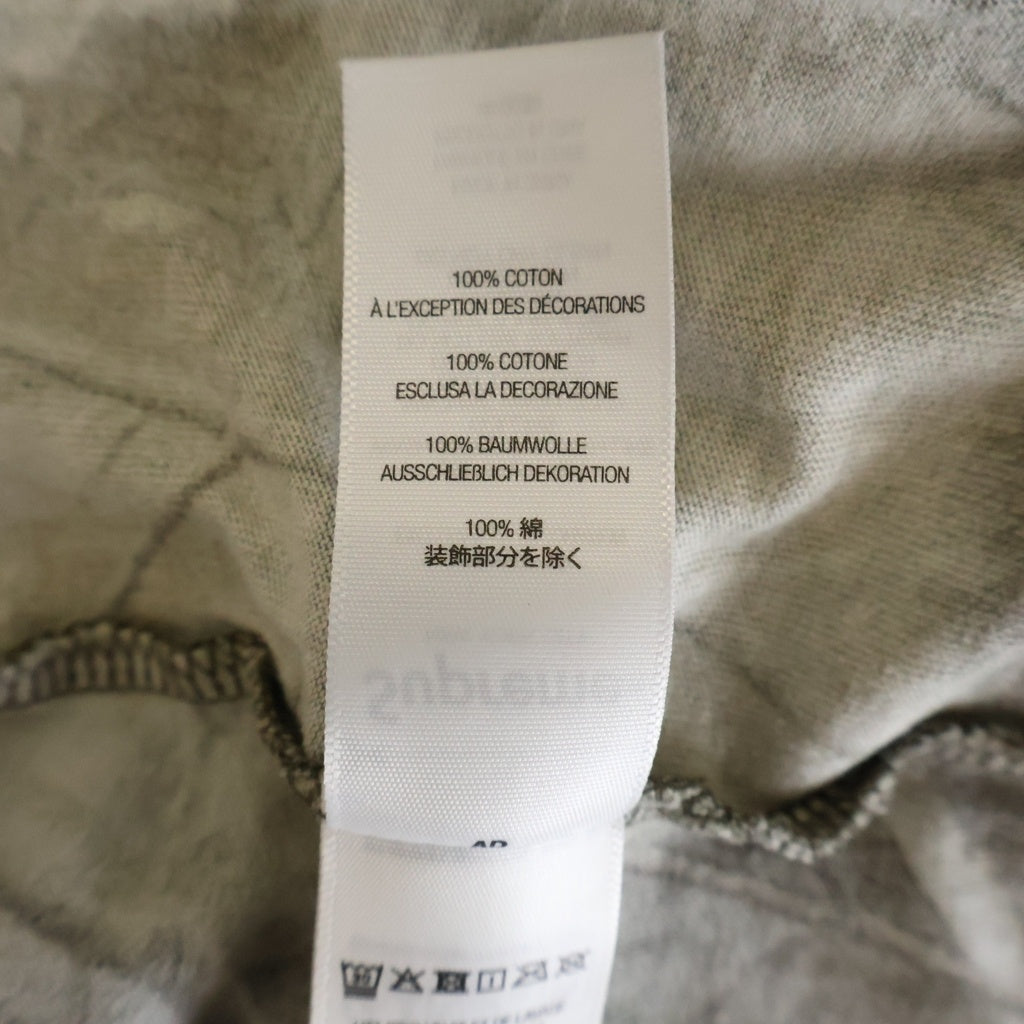 SUPREME(シュプリーム) 26SS Rhinestone Script S/S Tee カモ柄 バックラインストーン クルーネック 半袖Tシャツ カーキ