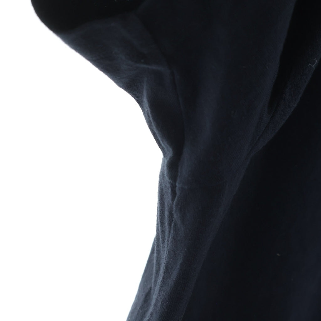 OFF-WHITE(オフホワイト) Diag Mariana Double Tee Hoodie ダイアグマリアナ レイヤードプリント プルオーバーパーカー ブラック OMAB033E19185005