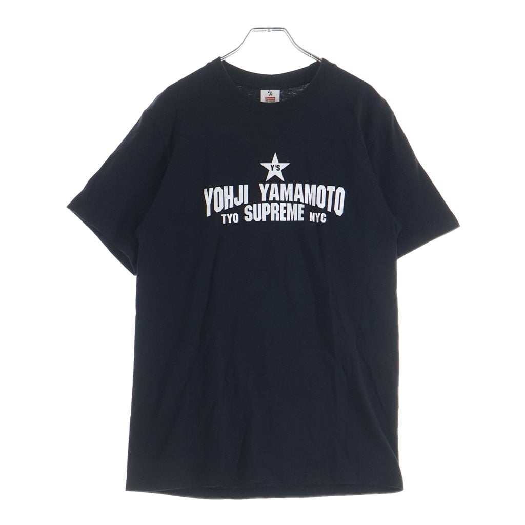 SUPREME(シュプリーム) 25AW ×Y's by Yohji Yamamoto Star Tee ワイズ ヨウジヤマモト スターロゴ半袖Tシャツ ブラック ‐
