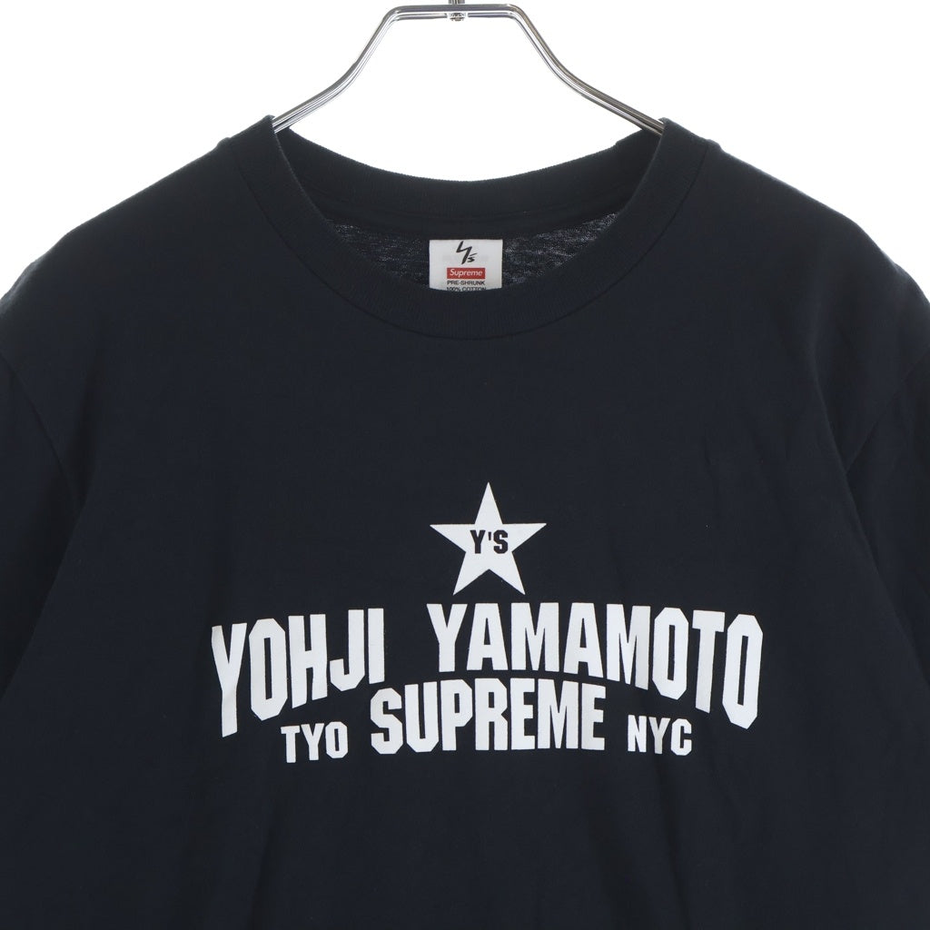 SUPREME(シュプリーム) 25AW ×Y's by Yohji Yamamoto Star Tee ワイズ ヨウジヤマモト スターロゴ半袖Tシャツ ブラック ‐