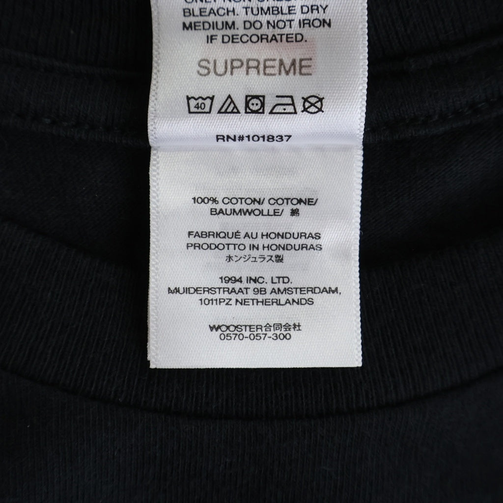 SUPREME(シュプリーム) 25AW ×Y's by Yohji Yamamoto Star Tee ワイズ ヨウジヤマモト スターロゴ半袖Tシャツ ブラック ‐