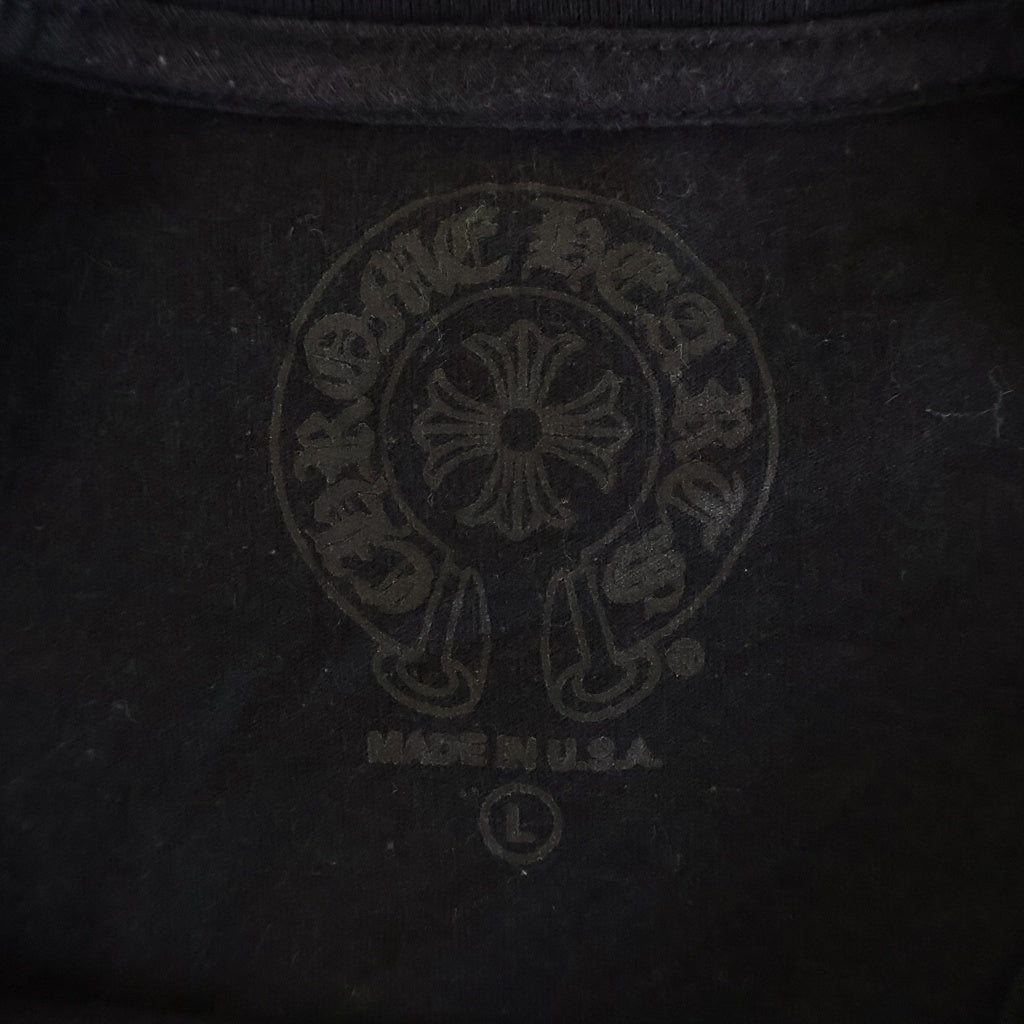 CHROME HEARTS(クロムハーツ) MLTCOL CEM CRS LS マルチカラーセメタリークロスプリント長袖カットソー ブラック ‐