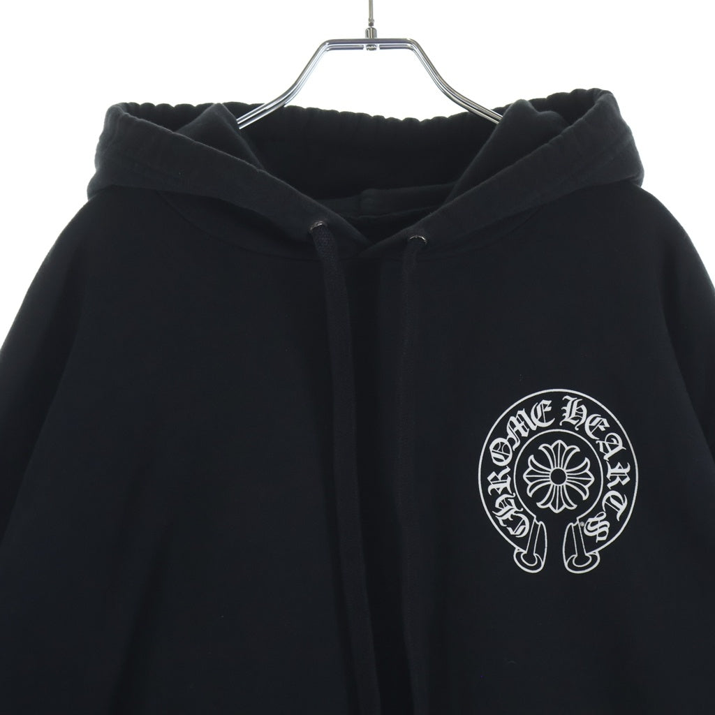 CHROME HEARTS(クロムハーツ) OSAKA Horseshoe Hoodie 大阪限定 ホースシューフーディ プルオーバー パーカー ブラック ‐