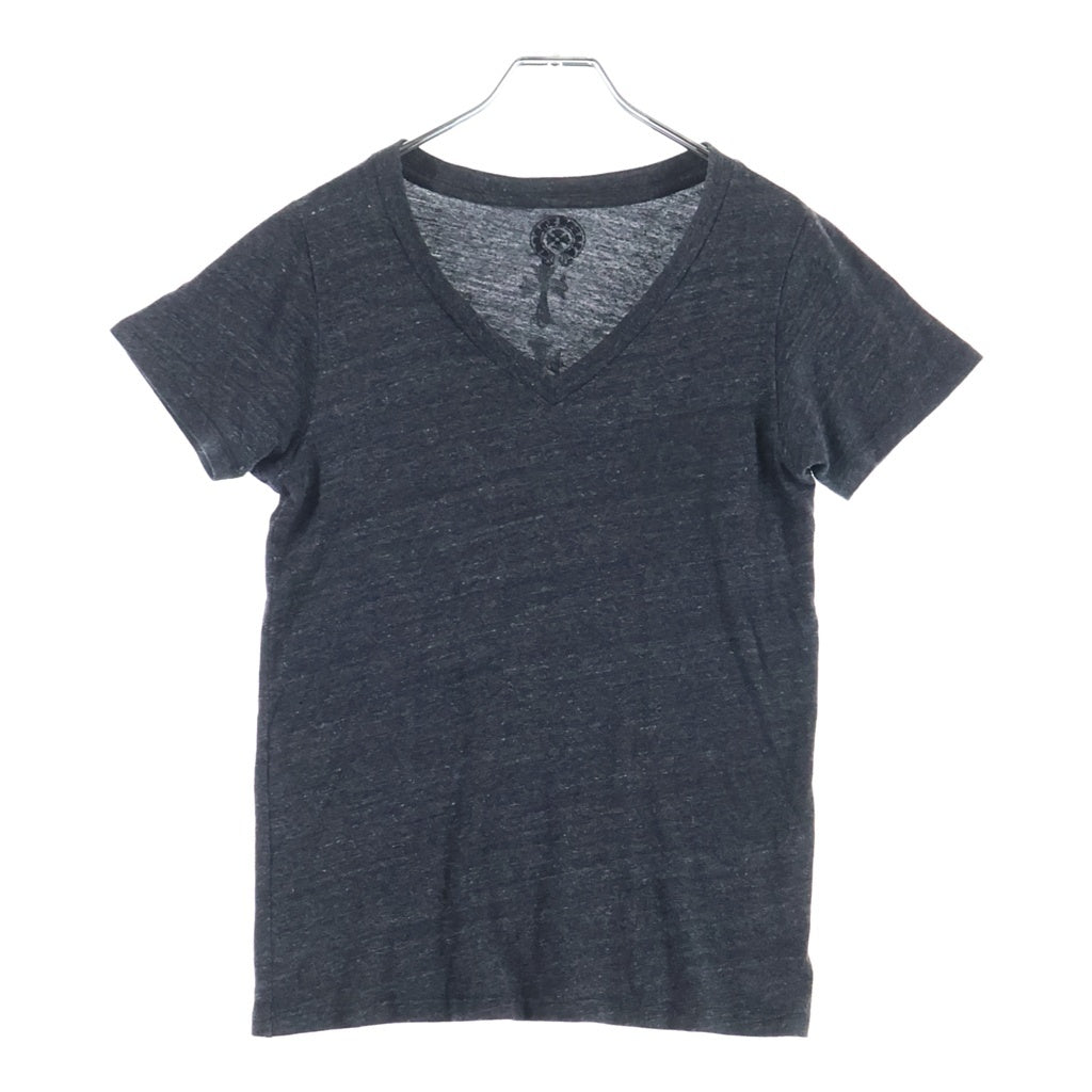 CHROME HEARTS(クロムハーツ) OLD 3CEMETARY オールド 3セメタリー バッククロスライン Vネック半袖Tシャツ ショートスリーブカットソー グレー