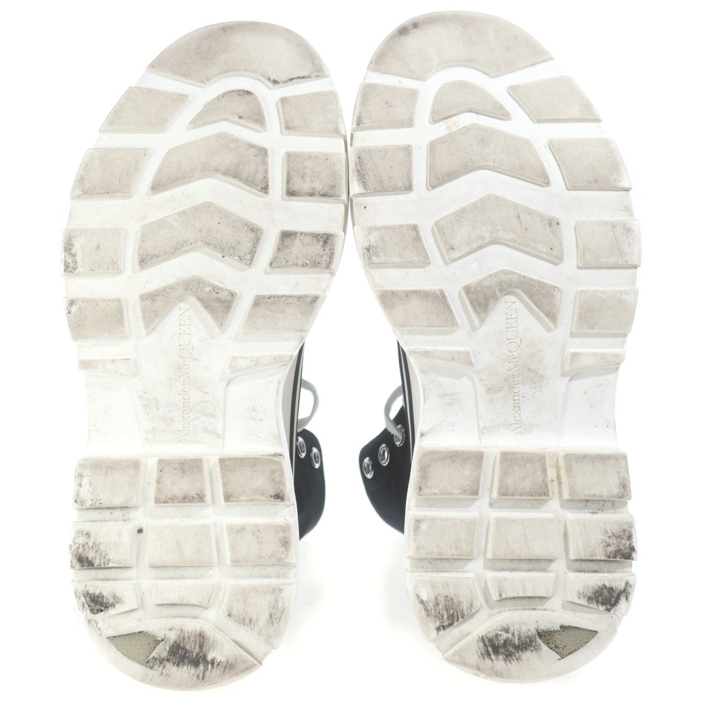 Alexander McQueen(アレキサンダーマックイーン) Tread Slick トレッド スリック ハイカットスニーカー キャンバス ブラック 705660