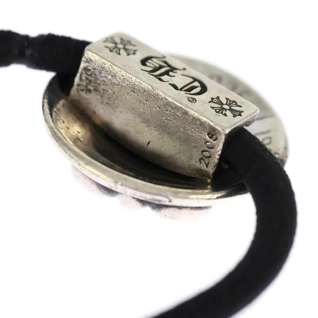 CHROME HEARTS(クロムハーツ) HAIRBAND BSフレアボール ヘアバンド ヘアゴムコンチョ シルバー BCA418 レディース
