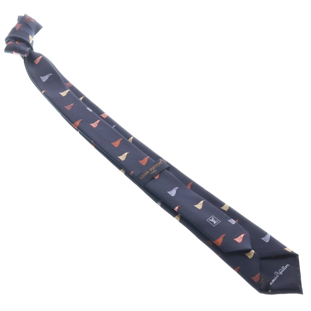 LOUIS VUITTON(ルイヴィトン) LVクラブ・フラッグ・ネクタイ シルク 総柄 マルチカラー M96934