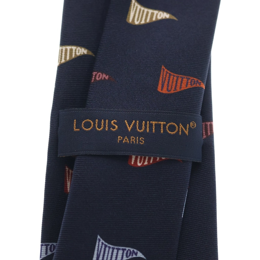 LOUIS VUITTON(ルイヴィトン) LVクラブ・フラッグ・ネクタイ シルク 総柄 マルチカラー M96934