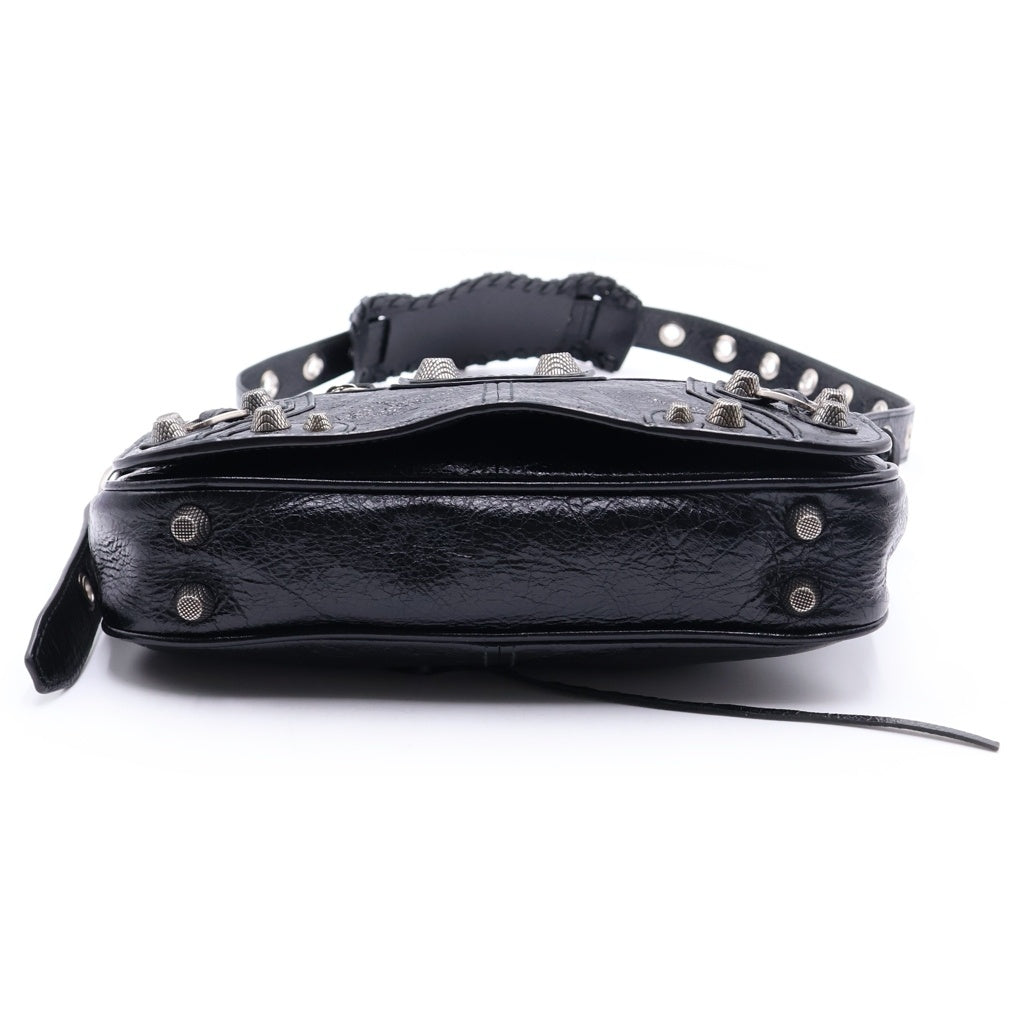 BALENCIAGA(バレンシアガ) ルカゴール XS レザー ショルダーバッグ ブラック 719082 レディース