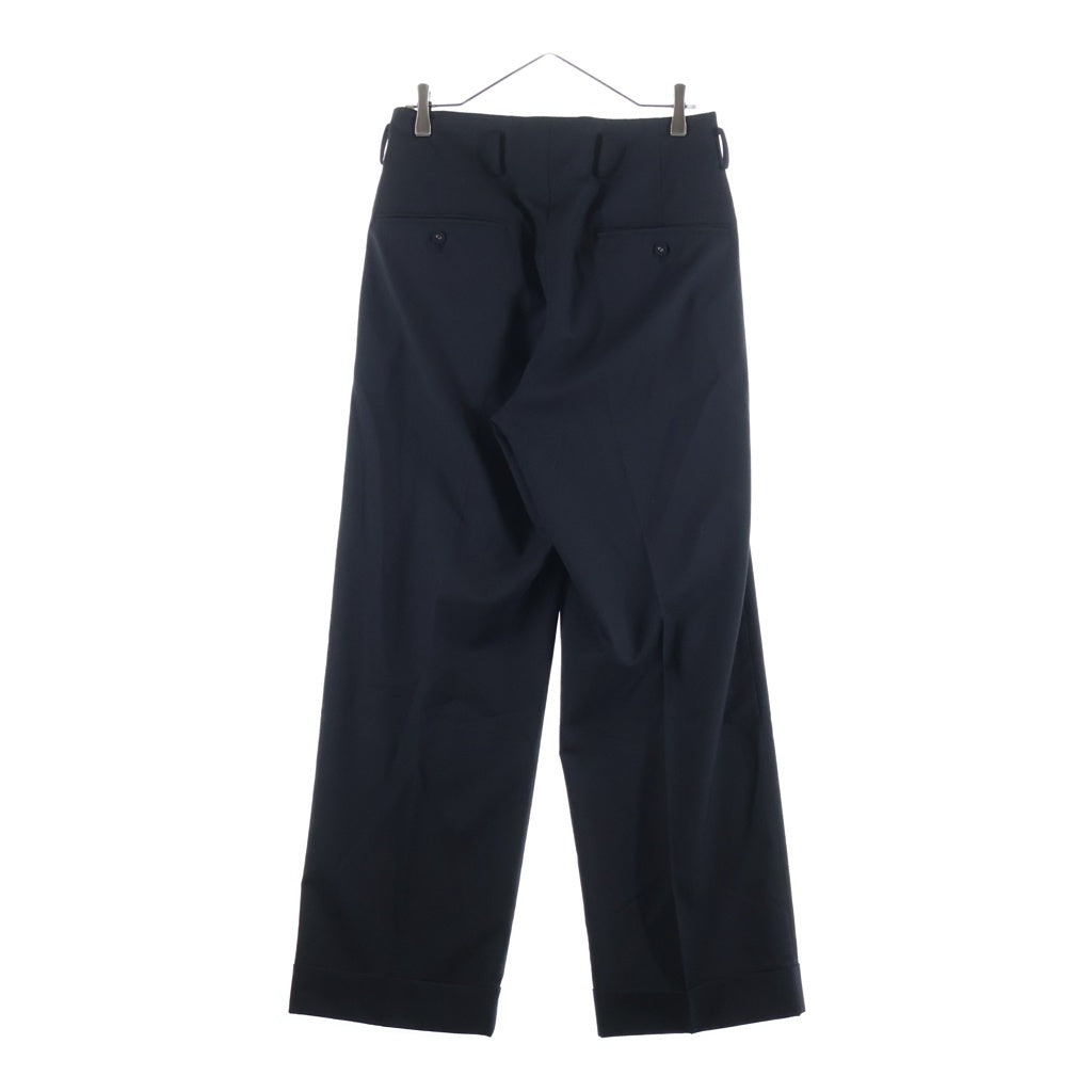 KAIKO(カイコー) Wool wide slacks ウール ワイドスラックス ブラック KAIKO-PT-027-2