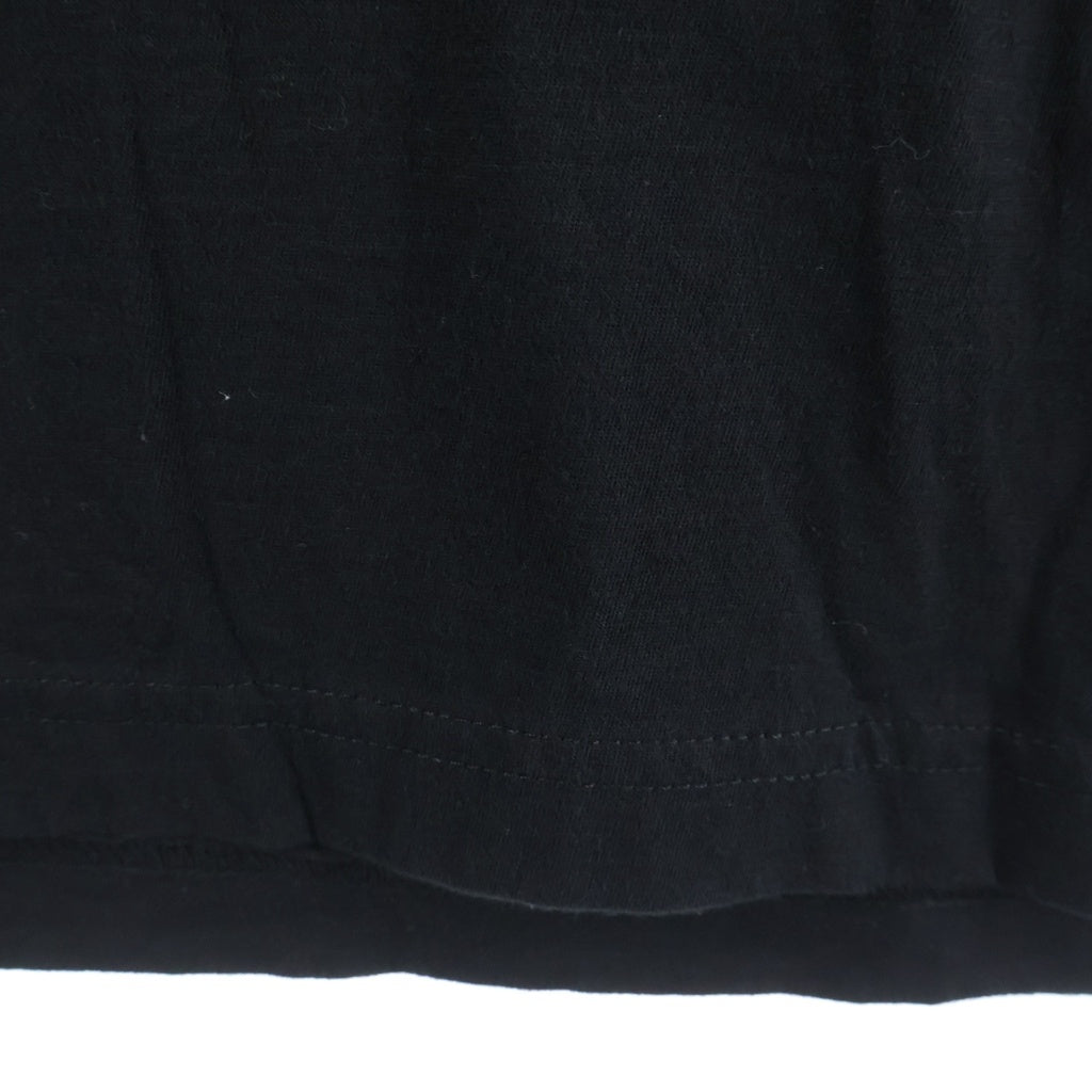 CHROME HEARTS(クロムハーツ) Neck Logo ネックロゴ クルーネック半袖Tシャツカットソー ブラック ‐