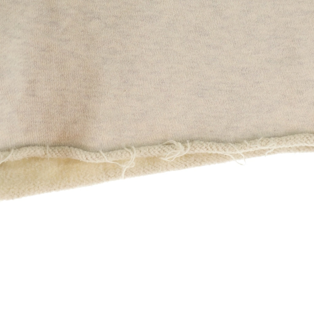 SAINT MICHAEL(セントマイケル) 24SS SWEAT SHORTS ロゴプリント スウェット ショーツ ハーフパンツ アイボリー SM-YS8-0000-047