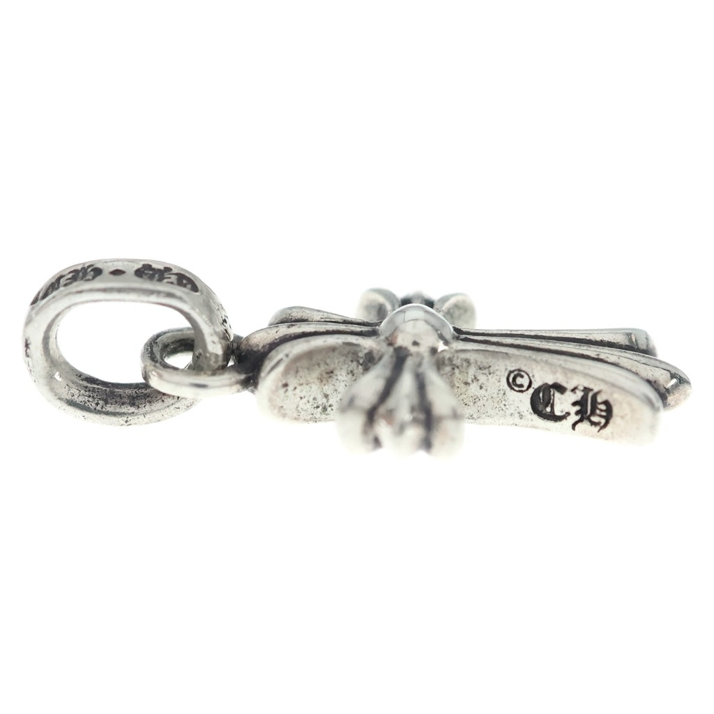 CHROME HEARTS(クロムハーツ) CRS BBYFAT P SAP ベイビーファットクロス PAVE ピンクサファイア ペンダントトップ シルバー BCA236