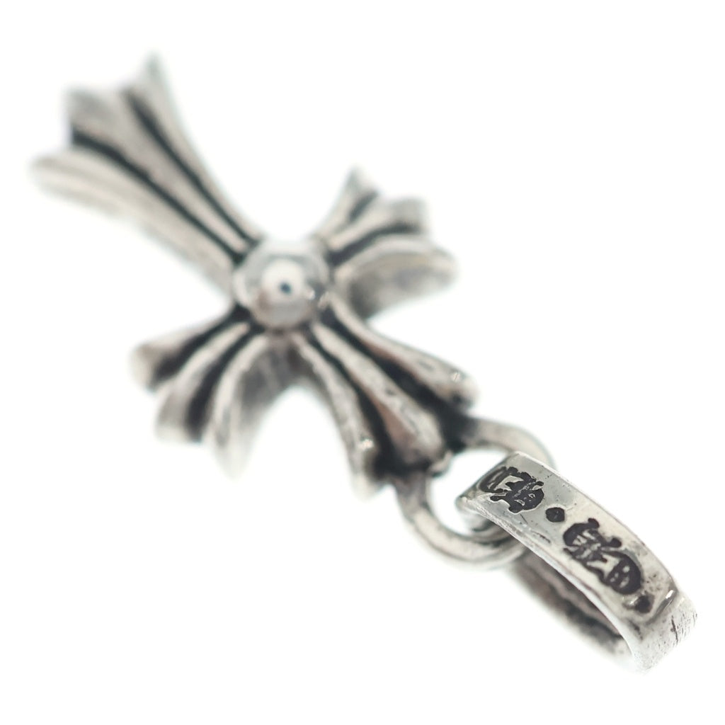 CHROME HEARTS(クロムハーツ) CRS BBYFAT P SAP ベイビーファットクロス PAVE ピンクサファイア ペンダントトップ シルバー BCA236
