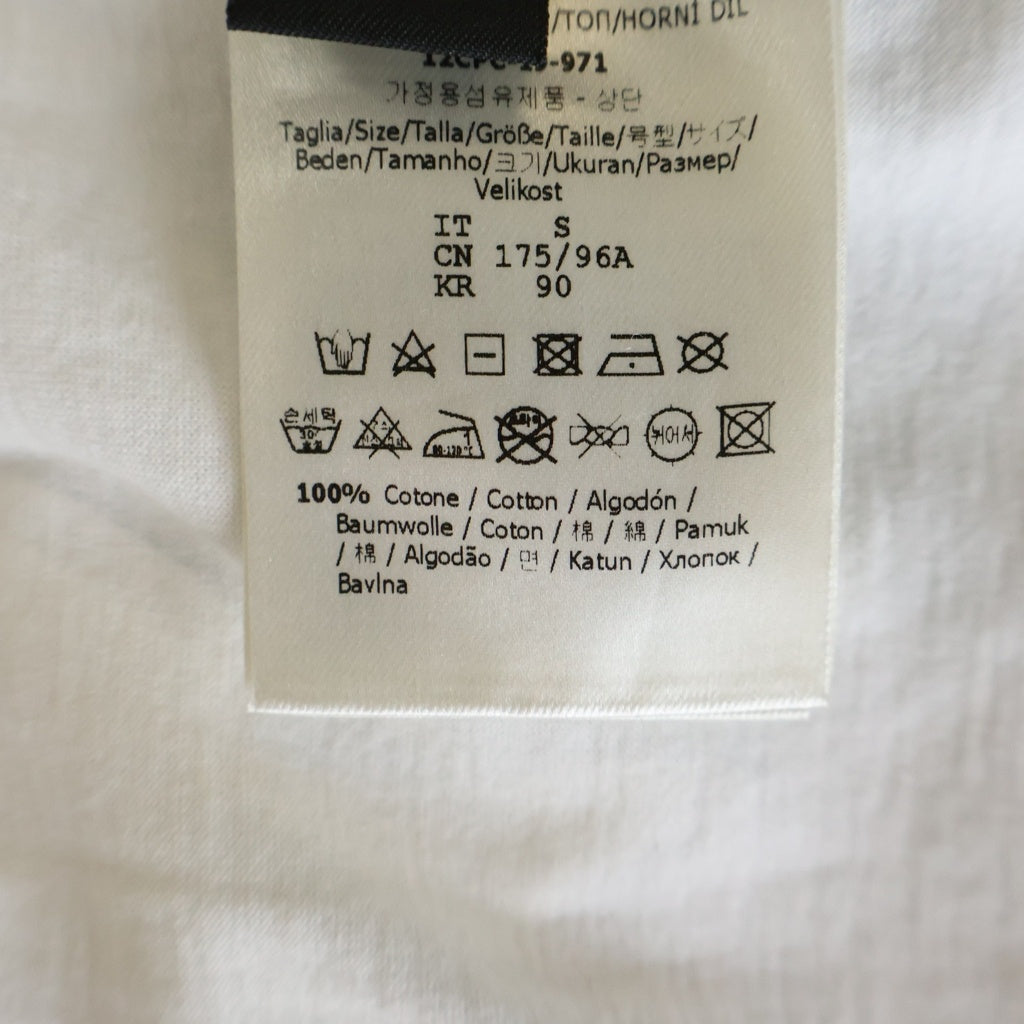 FENDI(フェンディ) Slim Fit S/S Tee FFロゴ総柄プリント クルーネック 半袖Tシャツ ホワイト FAF532 ABTS