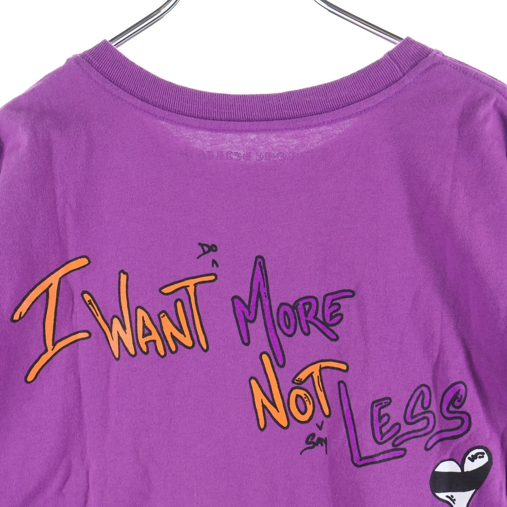 CHROME HEARTS(クロムハーツ) ×MATTY BOY I WANT MORE NOT LESS TEE アイ ウォント モアレス Tシャツ パープル