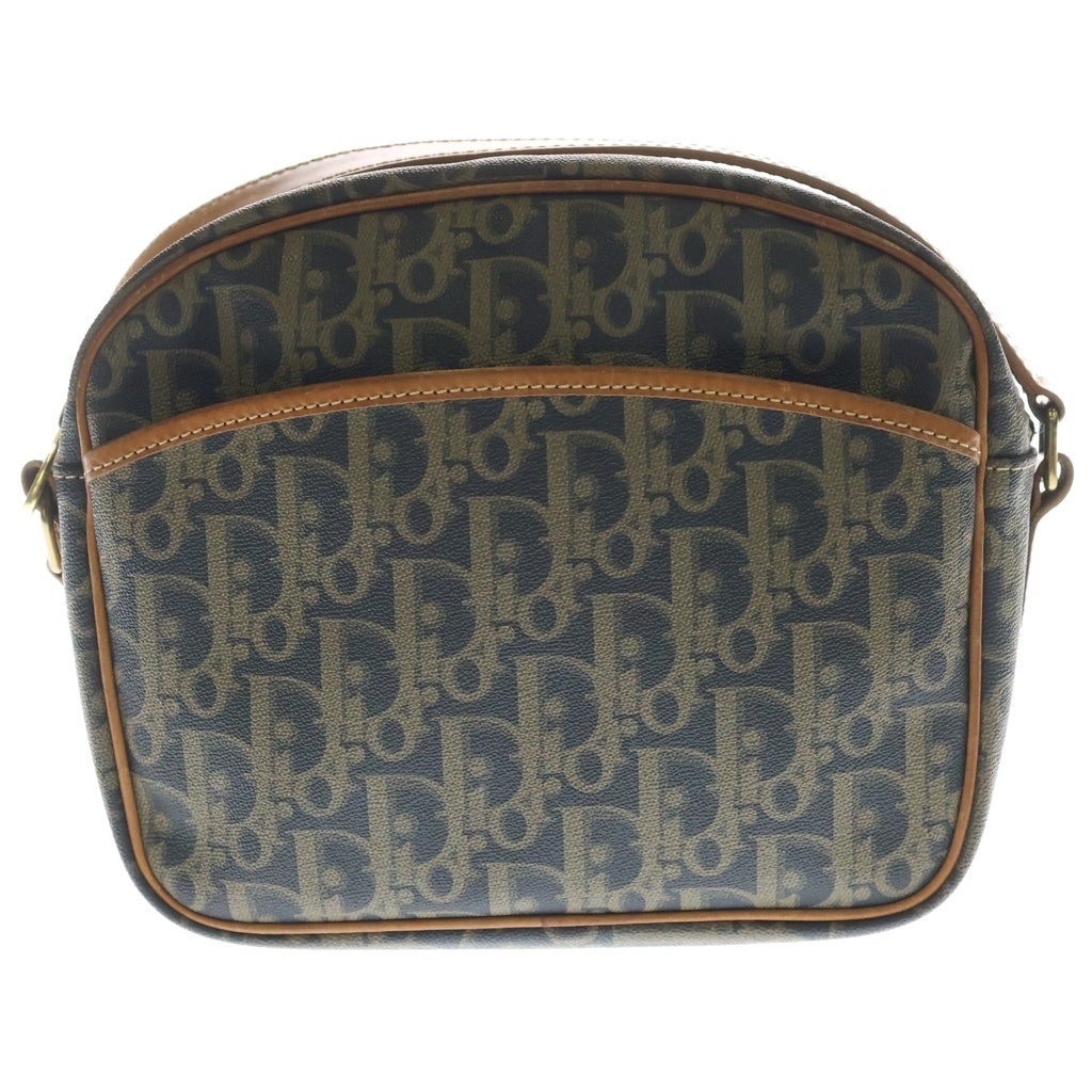 Christian Dior(クリスチャンディオール) Vintage トロッター柄 ショルダーバッグ 総柄 ブラック レディース